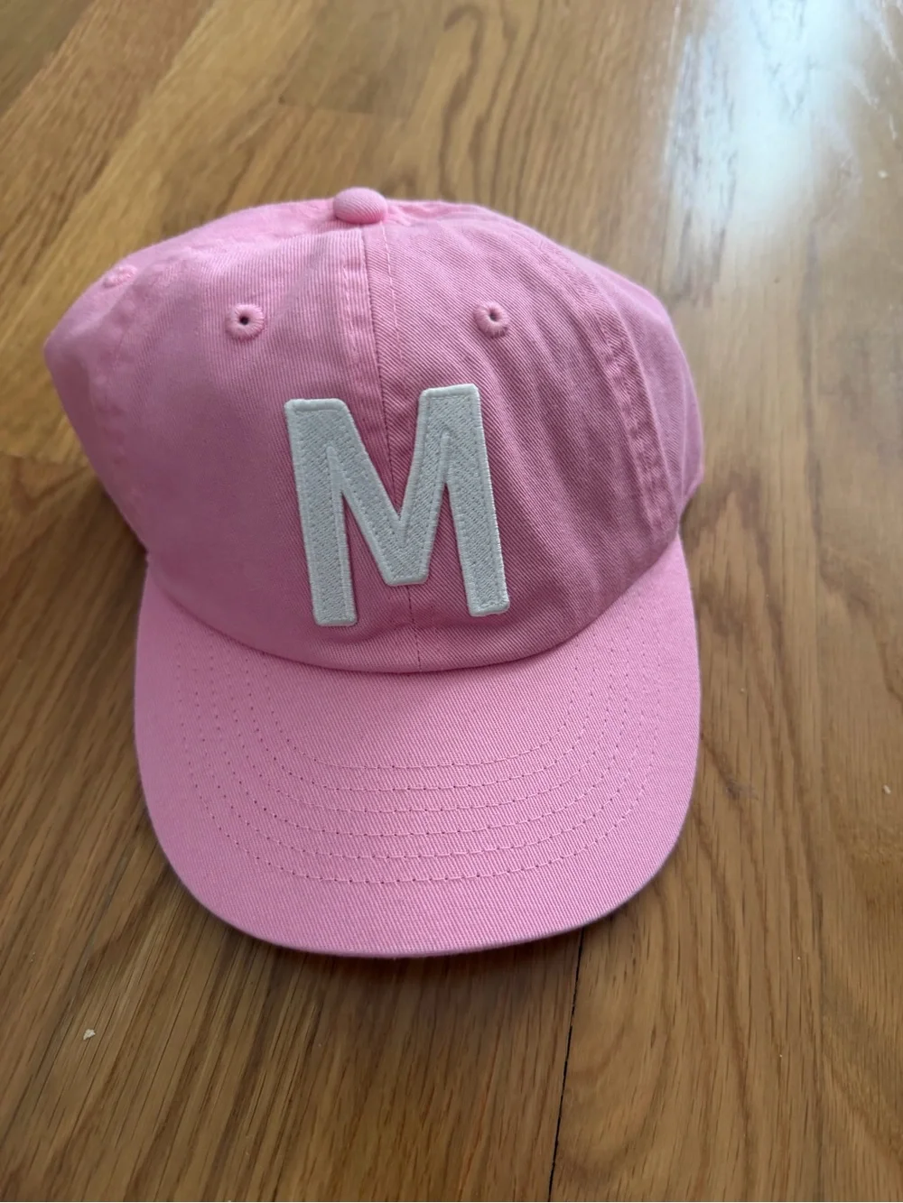 Rey to Z Light Pink Letter Baseball Hat